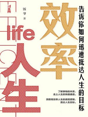 cover image of 效率人生